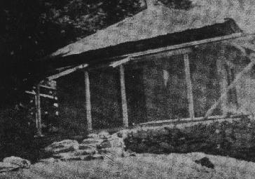 The room in the village of Lar in which she performed her sadhana.