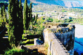 A view of Muzaffarabad Town from the Fort.